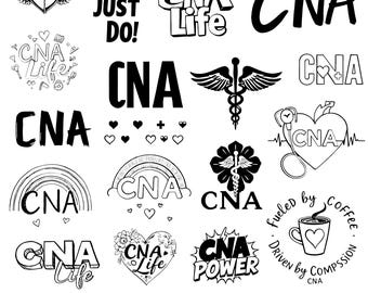 CNA svg bundle, CNA life, Nurse svg, Medical svg, Nurse assistant svg, Stethoscope svg, Nurse life svg, Nurse appreciation svg, CNA png