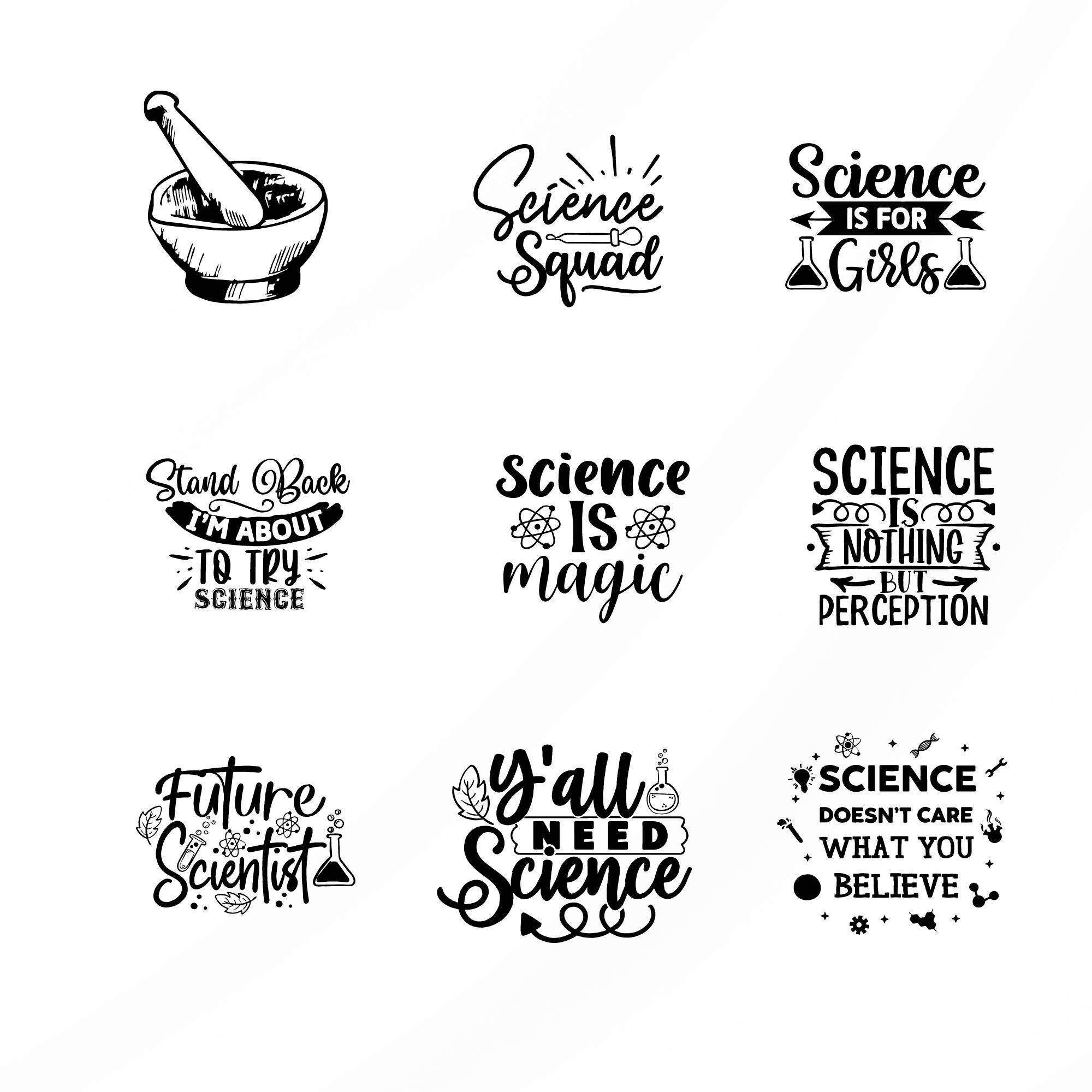 Science Week Svg Science Svg Bundle, Science Clipart for Cricut, Lab Equipments ...
