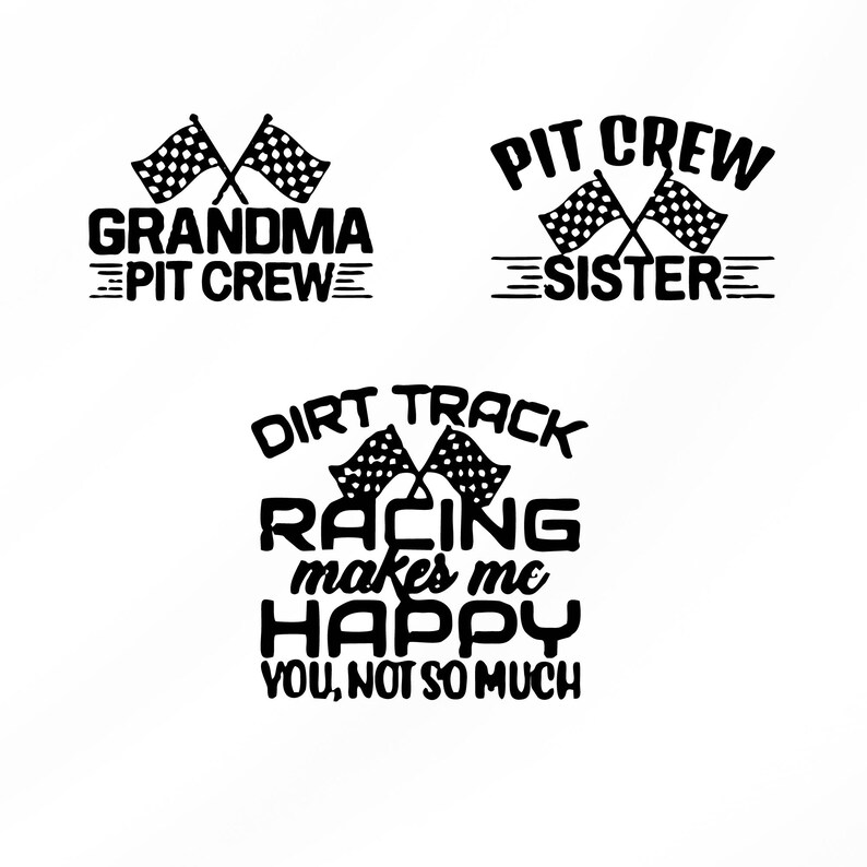 Racing Svg Bundle, Checkered Flag Clipart for Cricut, Racing Silhouette ...