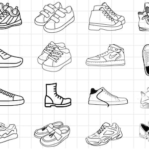 Sneakers Svg Bundle, Best And High Quality Images, Layered Sneakers Svg , Basketball Shoe Svg , Air Basketball, Laser Cut file
