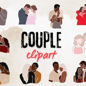 Couple SVG/ Lovers SVG/ Clipart/ Cut Files/ Cricut/ Silhouette/ Vector