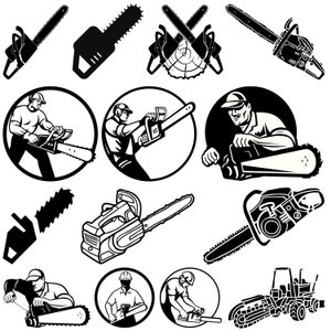 Chainsaw SVG Bundle, Wood Cutting Machine Svg, Saw Svg, Chain Saw Silhouette, Logging Chainsaw Svg,  Lumberjack Svg, Chainsaw Cut file