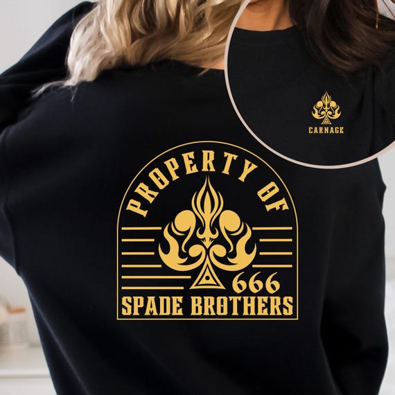 Spade Brothers Series Sweatshirt Carnage and Madness Book Hoodie Shantel Tessier Merch Dark Romance Apparel Bookish Gift Etsy UK