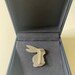 Rune Tennesmed, Rabbit Brooch in Pewter sweden - Etsy