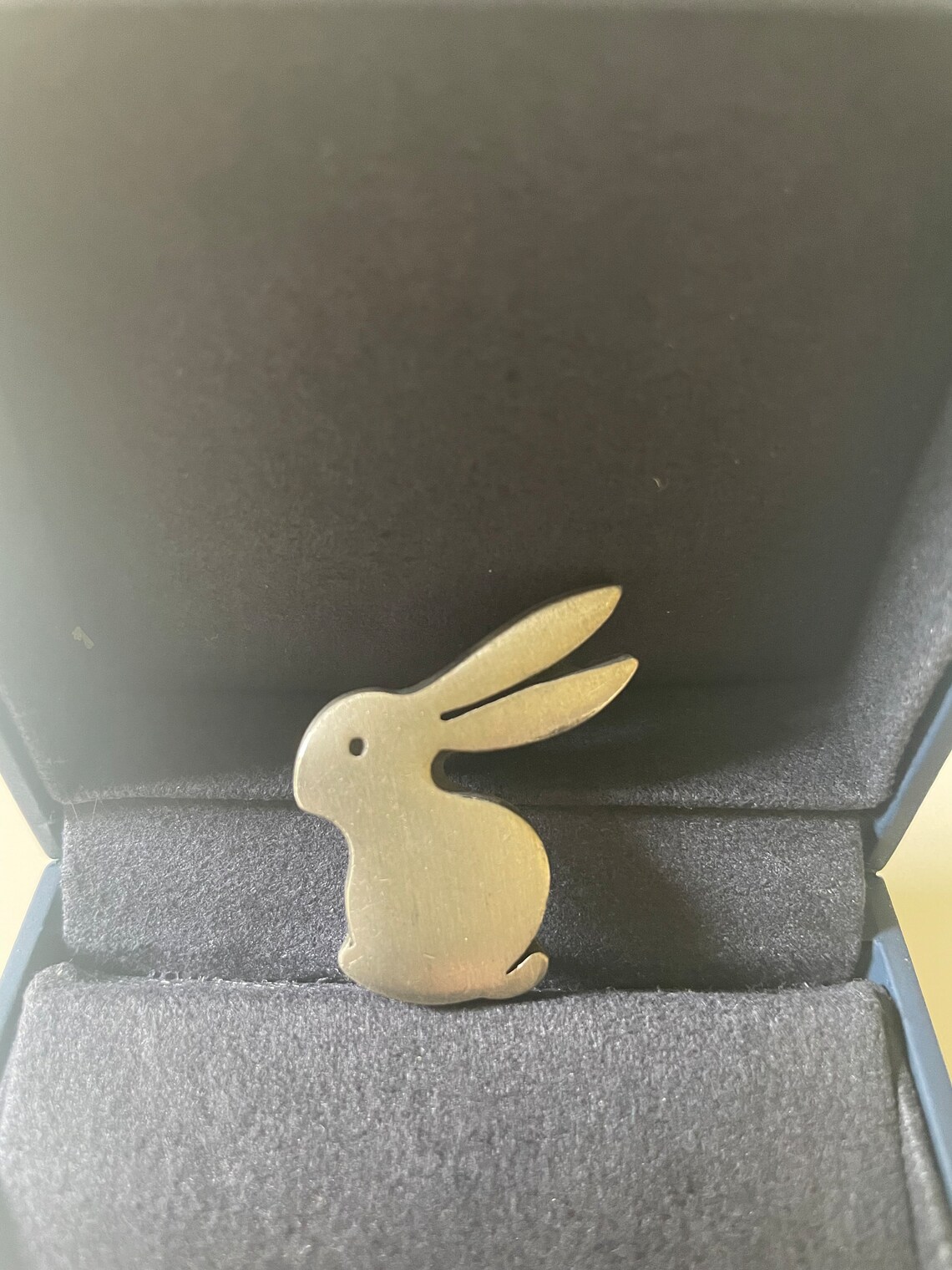 Rune Tennesmed, Rabbit Brooch in Pewter sweden - Etsy