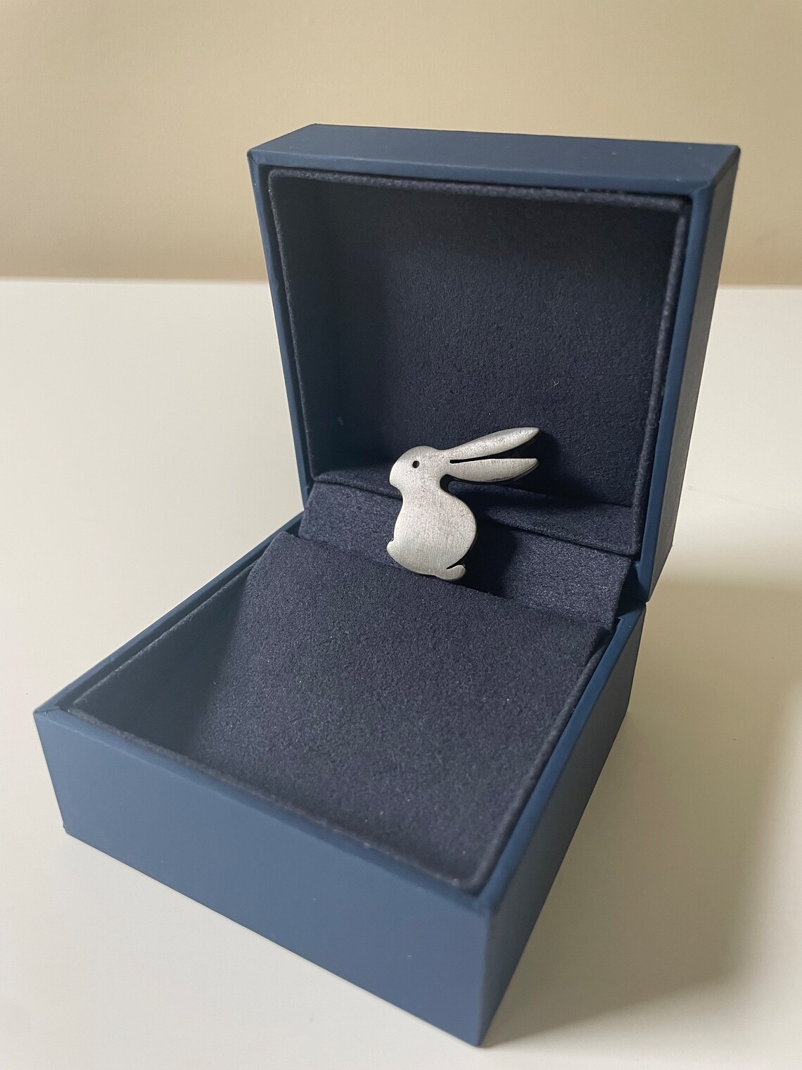 Rune Tennesmed, Rabbit Brooch in Pewter sweden - Etsy