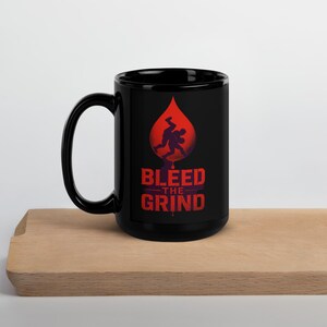 Mug noir brillant