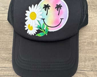 Happy Flower Trucker Hat