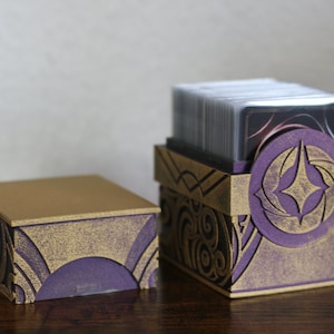 Lorcana Deck box - Personnalisable - Solution unique de stockage pour vos cartes de jeu