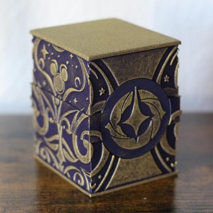 Lorcana Deck box - Edition Artistique - 125 cartes - Stockage Élégant pour Cartes de Collection