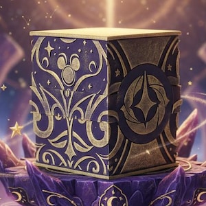 Lorcana Deckbox - Artistic Edition - 125 cards - Elegant Storage for Collectible Cards