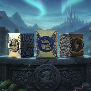 Custom Deck box for TCG - Magic, Yu-Gi-Oh!, Lorcana, Pokémon - Personalized 125 Sleeved Cards Case - Decksmith