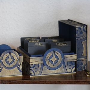 Lorcana Deckbox Battle Collection - Master Deckbox - Deckbox - Token Box (with 42 tokens included)