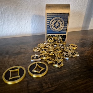 Lorcana Boite de tokens - 42 tokens premium en option