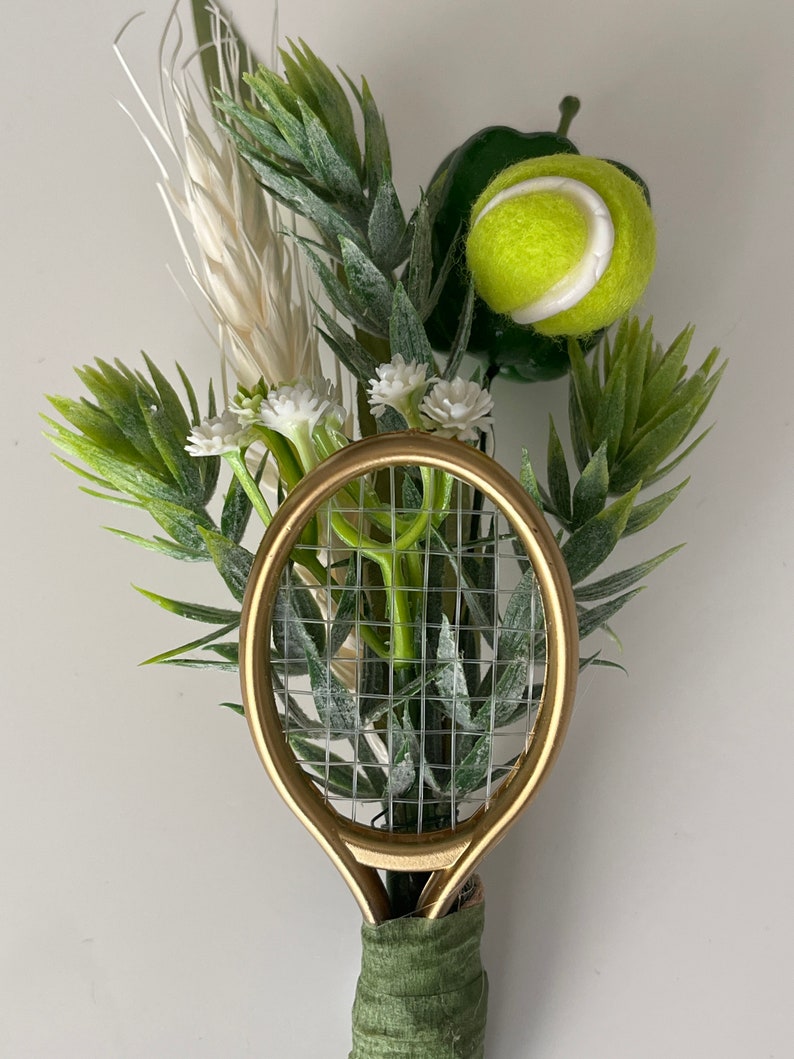 Tennis Racket Buttonhole: Bespoke Wedding Accessory - Etsy