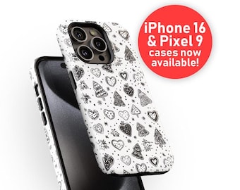 Leuk telefoonhoesje met kerstkoekje | Kerstserie | iPhone 14 15 16 Pro Max, Samsung Galaxy s23 s24, Google Pixel 7 8 9 Pro
