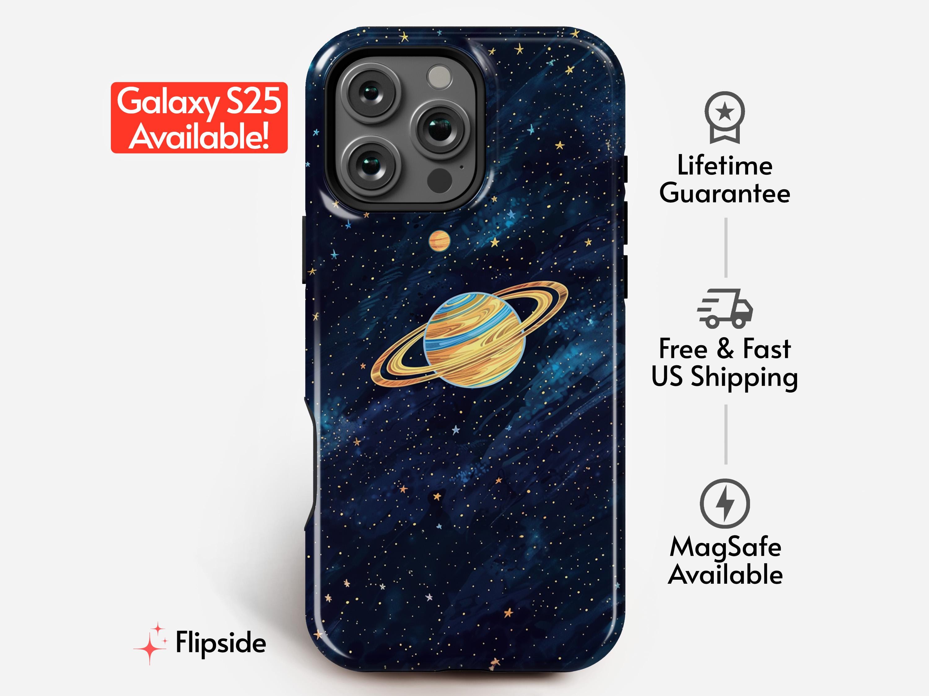 その他 shel Saturn Art Phone Case | Planet Art Collection | iPhone 12 14