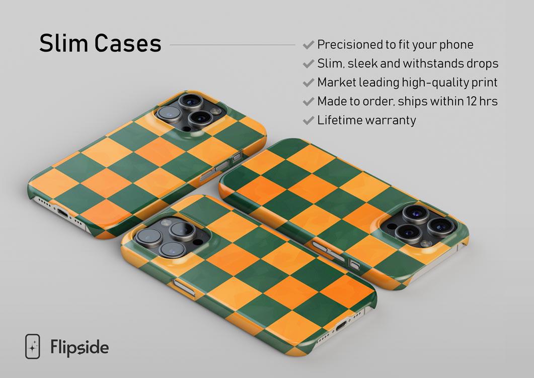 チェッカーパターンの携帯電話ケース | チェッカーシリーズ | iPhone