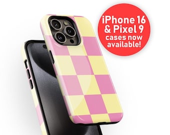 Checked Pattern Phone Case | Checkered Series | iPhone 13 14 15 16 Pro Max, Samsung Galaxy s23 s24, Google Pixel 7 8 9 Pro