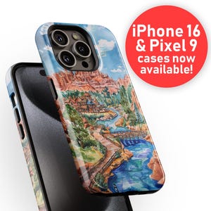 Thunder Mountain Adventure Phone Case | Disney Concept Art Series | iPhone 14 15 16 Pro Max, Samsung Galaxy s23 s24, Google Pixel 7 8 9 Pro