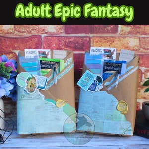 blind date with a book series adult epic fantasy paperback & hard cover book set book gift bookstagram booktok personalized book book box