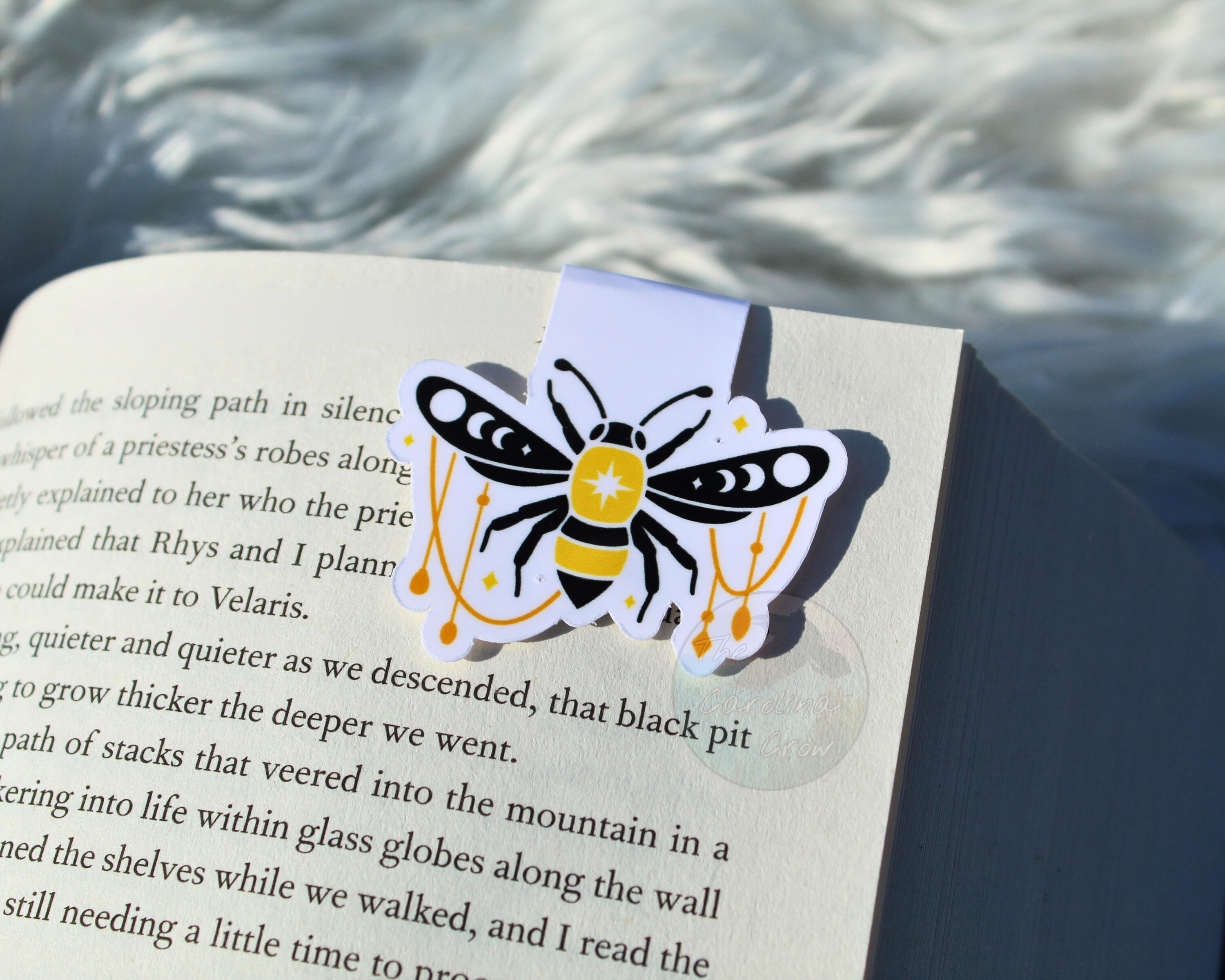 Cute Bee Magnetic Bookmark Custom Bookmarks Aesthetic Bumble Bee Honey ...