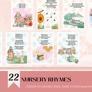 Printable Nursery Rhyme Songs, Preschool Activities, Toddler Songs, Classroom Decoration, Circle Time, Children&#39;s Song, Nursery Wall Art