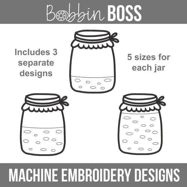 Sourdough Starter Embroidery Design File Sourdough Jars Bread Making Homestead Sour Dough Fits 5x7 6x10 8x12 inch Machine hoops Kombucha