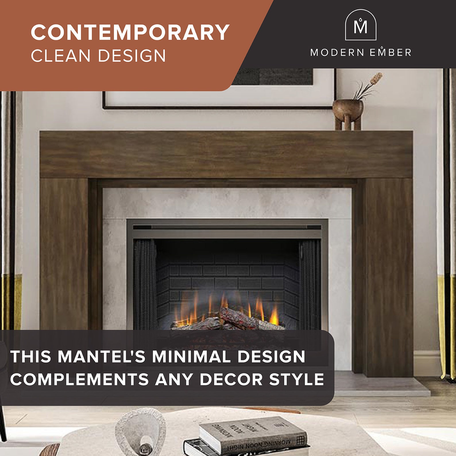 Mantels Direct Sabine - Contemporary & Modern Fireplace Mantel Surround ...