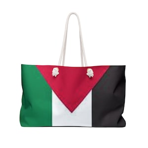 Sac week-end Palestine, Palestine libre, drapeau, drapeau Palestine