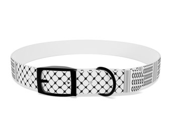 Dog Collar keffiyeh Print