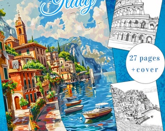 20 Italy Coloring Page, Italy Architecture Coloring, Italian Scenes ...