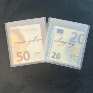 Umschlag | Mini Umschlag für Bargeld | filigran |matter Umschlag | Umschlagmethode | Budget Planung | minimalistisch | für dein Portemonnaie