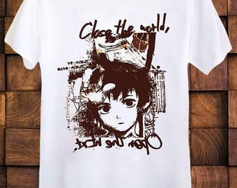 Serial Experiments Lain 日本の T シャツ ユニセックス 大人 メンズ