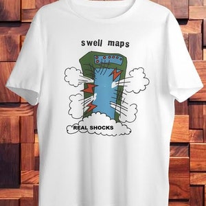 T-shirt Swell Maps Real Shocks Rock Punk Top de musique Idéal cadeau cadeau T-shirt unisexe pour homme pour femme