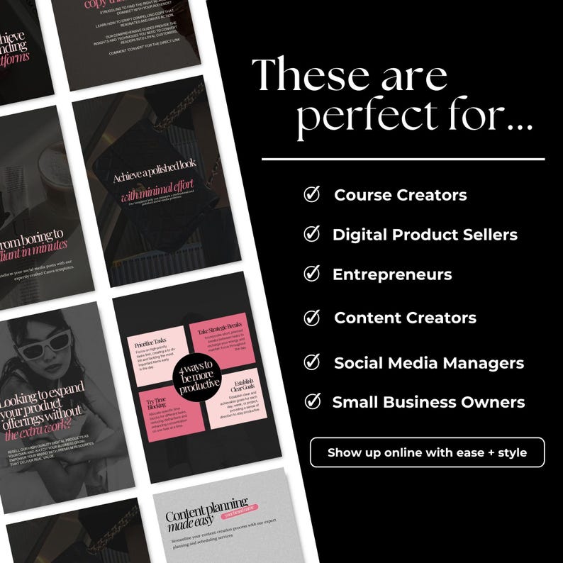 Editable Instagram Post Template for Social Media Manager, Canva ...
