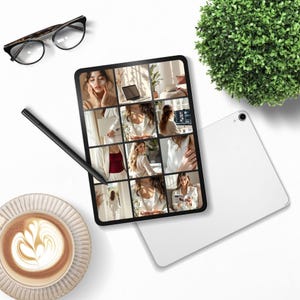 Luxury Feminine Branding Stock Photos | 100+ Neutral Canva Images | Faceless Marketing Content Bank | Square Story & Portrait Sizes