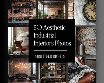 Industrial Interior Stock Photos: 50 Images Commercial Use MRR PLR Rights