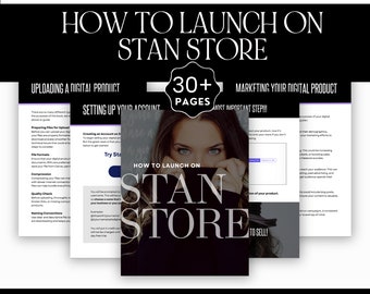 Stan Store Guide: Canva Template with MRR & PLR (Digital Download)