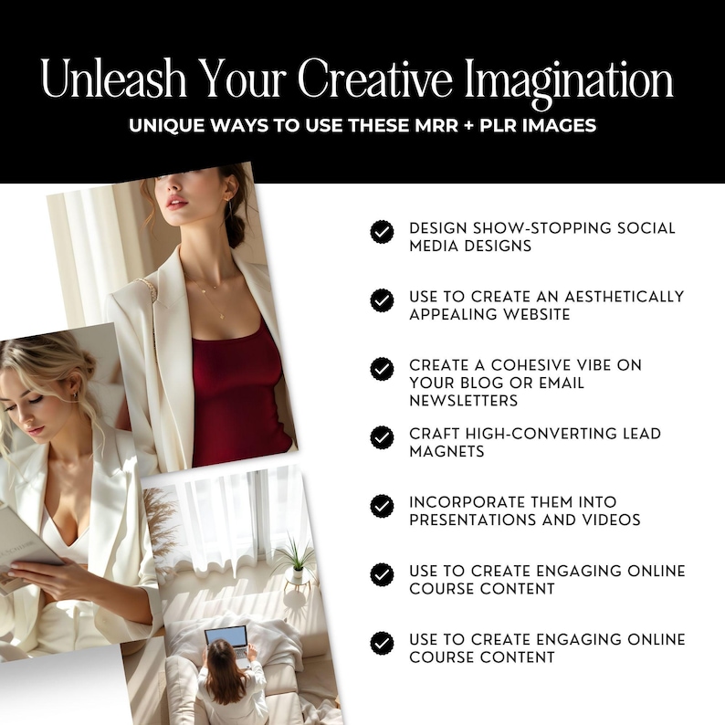 Luxury Feminine Branding Stock Photos | 100+ Neutral Canva Images | Faceless Marketing Content Bank | Square Story & Portrait Sizes