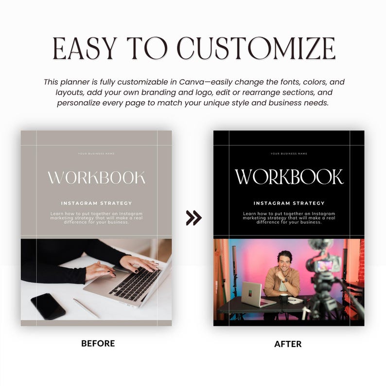 Canva Workbook Template: PLR MRR Resell Rights, Course Creator Ebook ...