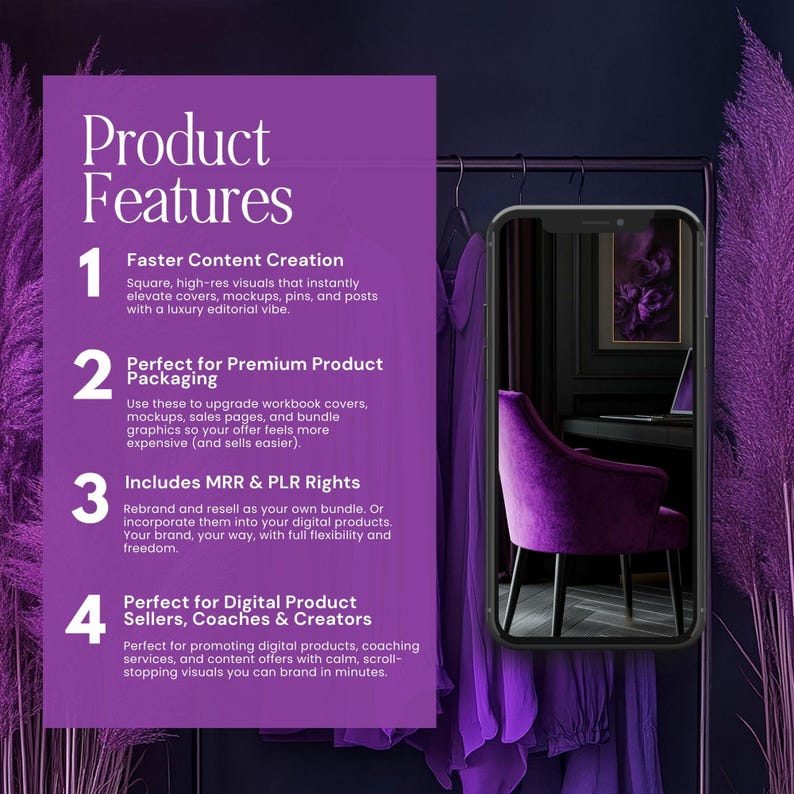 Purple Aesthetic Faceless Digital Marketing Stock Images, 45 Luxury ...
