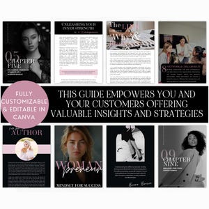 Mindset Ebook PLR, Womanpreneur Confidence, Women Success Guide, Master Resell Rights Bundle