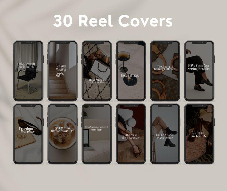 Instagram REELS Hooks and Captions & Reel Covers Bundle With MRRPLR ...