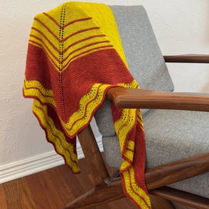 Elegant Lace Shawl Knitting Pattern - Stylish Scarf Knitted Shawl - On the Contrary Shawl - PDF Digital Download