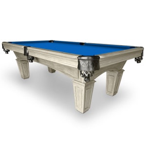 8&#39; Alpha Pool Table - Silver Mist