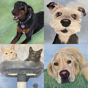 Custom Pet Portrait Painting