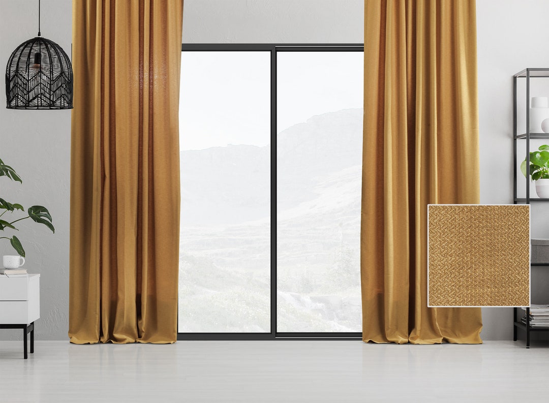 100 Blackout Curtains , Mustard Yellow Living Room Curtains , Bedroom