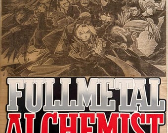 decorazione murale Full Metal Alchemist