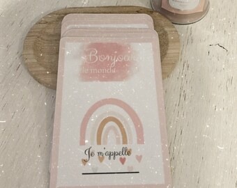 cartes étapes bébé